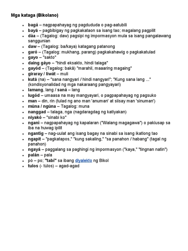 Bokabularyo Grade 1 3 Pdf