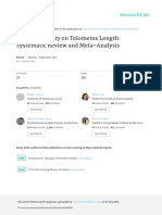 Effect of Obesity On Telomeres Length - Systematic Review and MetaAnalysis 2015