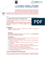 Formato de Reporte - Indagacion Cualitativa