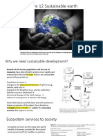 Lecture 12 Sustainable Earth