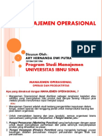 Manajemen Operasional - Ary Hernanda Dwi Putra - 191061201196 - 7e