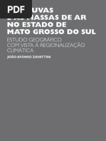 Chuvas e as Massas de Ar Em Ms