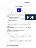 Pertemuan 8 - Teorema Sisa