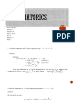 Combinatorics Presentation Group 1 BS Math 3