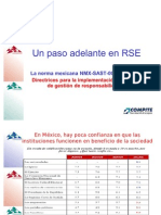 Norma Mexicana Voluntaria de Rse Compite