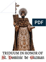 Triduum in Honor of St. Dominic