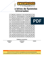 Sopa de Letras de Epístolas Universales