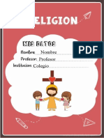 Caratula de Religión en word