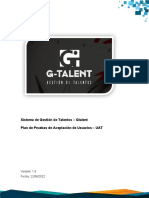 Plan de Pruebas de Aceptación - MODCAT - Gtalent 2022