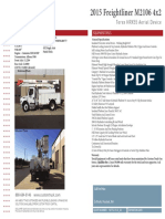 2015 Freightliner M2106 4x2: Terex HRX55 Aerial Device