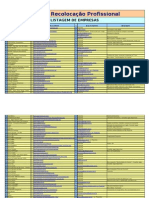 ABC da Recolocação - Lista de Empresas