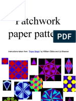 Patchwork Paper Patterns: Instructions Taken From ' by William Gibbs and Liz Meenan