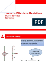 EL249 Unidad 1 C - Divisor de Volatje y Ejercicios de Circuitos Eléctricos Resistivos