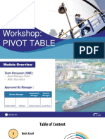 Pivot Table Training Material