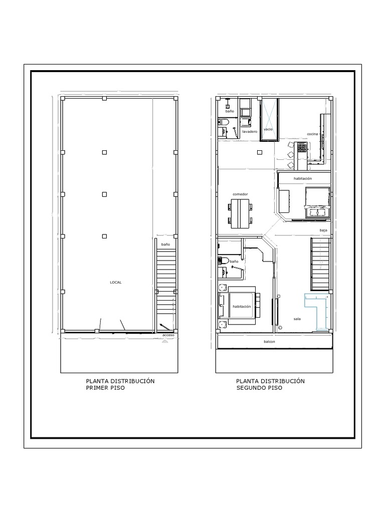 Planos de Casa 7x15 Metros | PDF