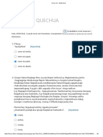 Examen Ciclo 10 - Quechua