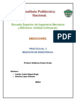 P3 - Mediciones de Resistencias