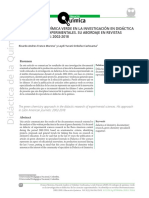 El Enfoque de Química Verde en La Investigación en Didáctica de Las Ciencias Experimentales. Su Abordaje en Revistas IBEROAMERICANAS: 2002-2018