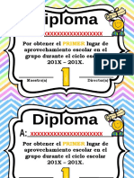 Diplomas Editables