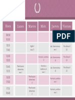 Horario 2022