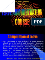 Leave Computation