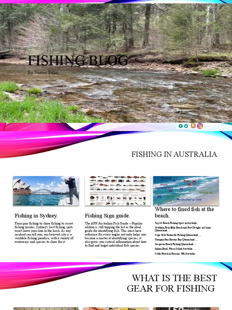 Jusrtyn Fishing Blog 2 Teacher | PDF | Fishing Rod | Fishing Tackle
