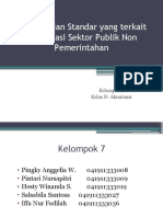 Kelompok 7 - Standar Dan Regulasi Sektor Publik Non-Pemerintah