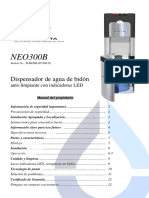 Manual Dispensador de Agua NEO300B