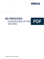 8D PROCESS FOR ROOT CAUSE ANALYSIS