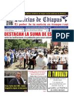 Periódico Noticias de Chiapas, Edición Virtual Miércoles 31 de Agosto de 2022