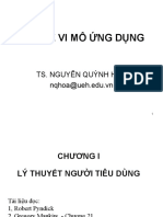 Lý thuyết người tiêu dùng