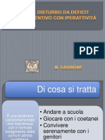 Il Disturbo Da Deficit Attentivo Con Iperattività 1