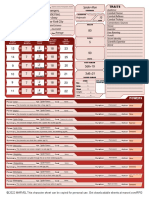 Marvel Multiverse Character Sheet - Fillable