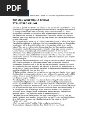 The Man Who Would Be King