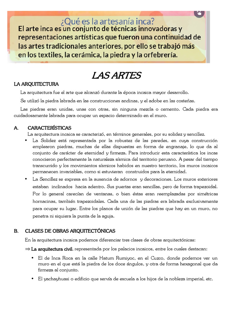 Arquitectura Incaica: Sencillez y Solidez | PDF | Imperio Inca | Machu ...