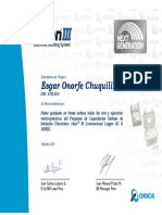 Certificación de Usuarios Sistema I-kon III Logger A3 & SURBS - Esgar Chuquilin