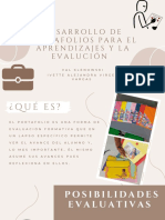 Desarrollo de Portafolios para El Aprendizajes y La Evalución