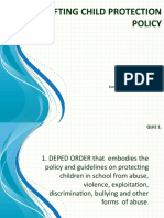 Drafting Child Protection Policy