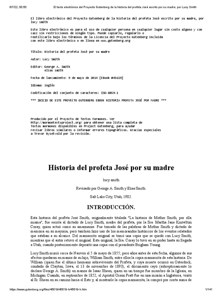 What Is The History Of Joseph Smith