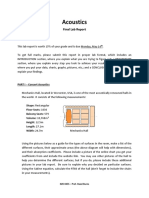 Acoustics - Final Lab Project