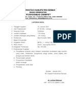 Laporan Kegiatan Dan Materi Prolanis DM PKM Dempet 2021