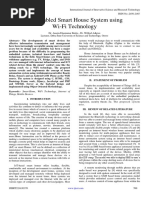 IoT Enabled Smart House System Using Wi-Fi Technology