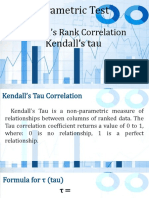 Module 5 Kendall's Tau