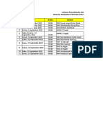 Jadwal Penjaringan Dan Pwnyuluhan