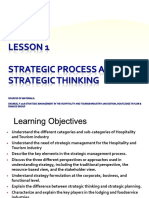 Lesson 01 Strategic Process Strategic Thinking