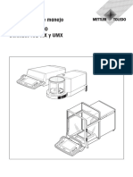 Mettler Toledo Balanzas AX-MX-UMX