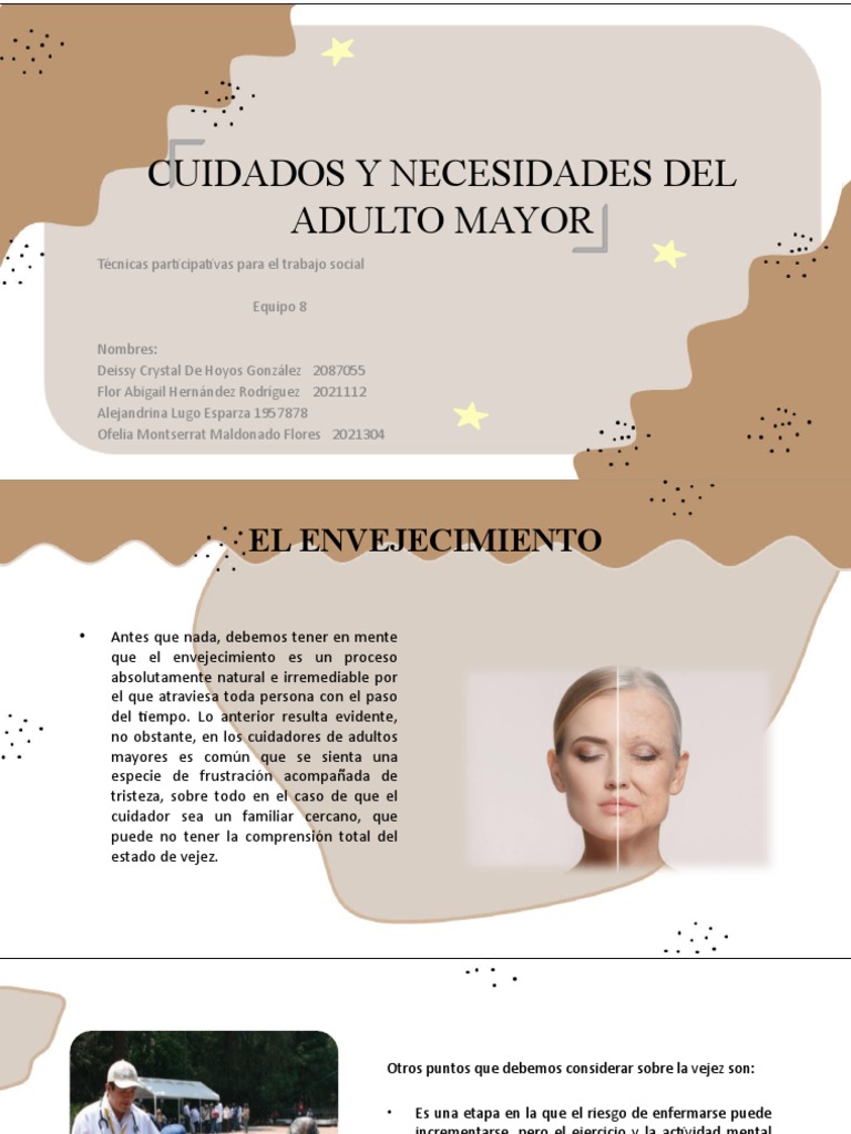 Cuidados Esenciales para Adultos Mayores | PDF | Depresión (estado de ...