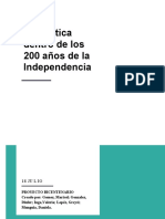 La Politica Durante El Bicentenario - 2° Informe - Grupo Chsimografo - Trabajo Bicentenario