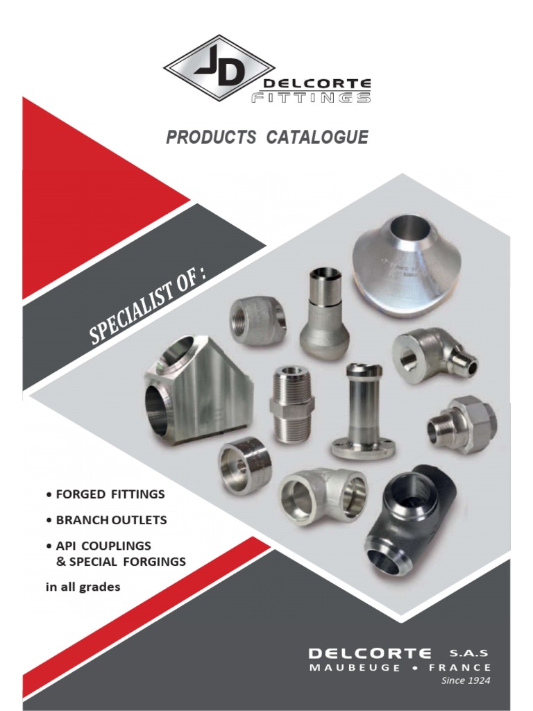 Catalogue Delcorte PDF Pipe (Fluid Conveyance) Hydraulic Engineering