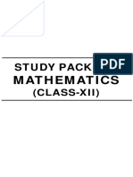 Class XII Unit IV Mathematics